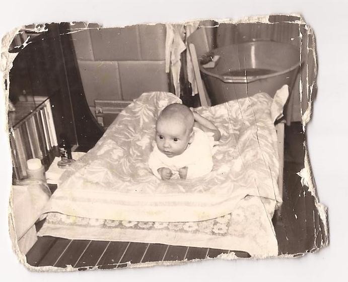 <p>Ich als Baby</p>